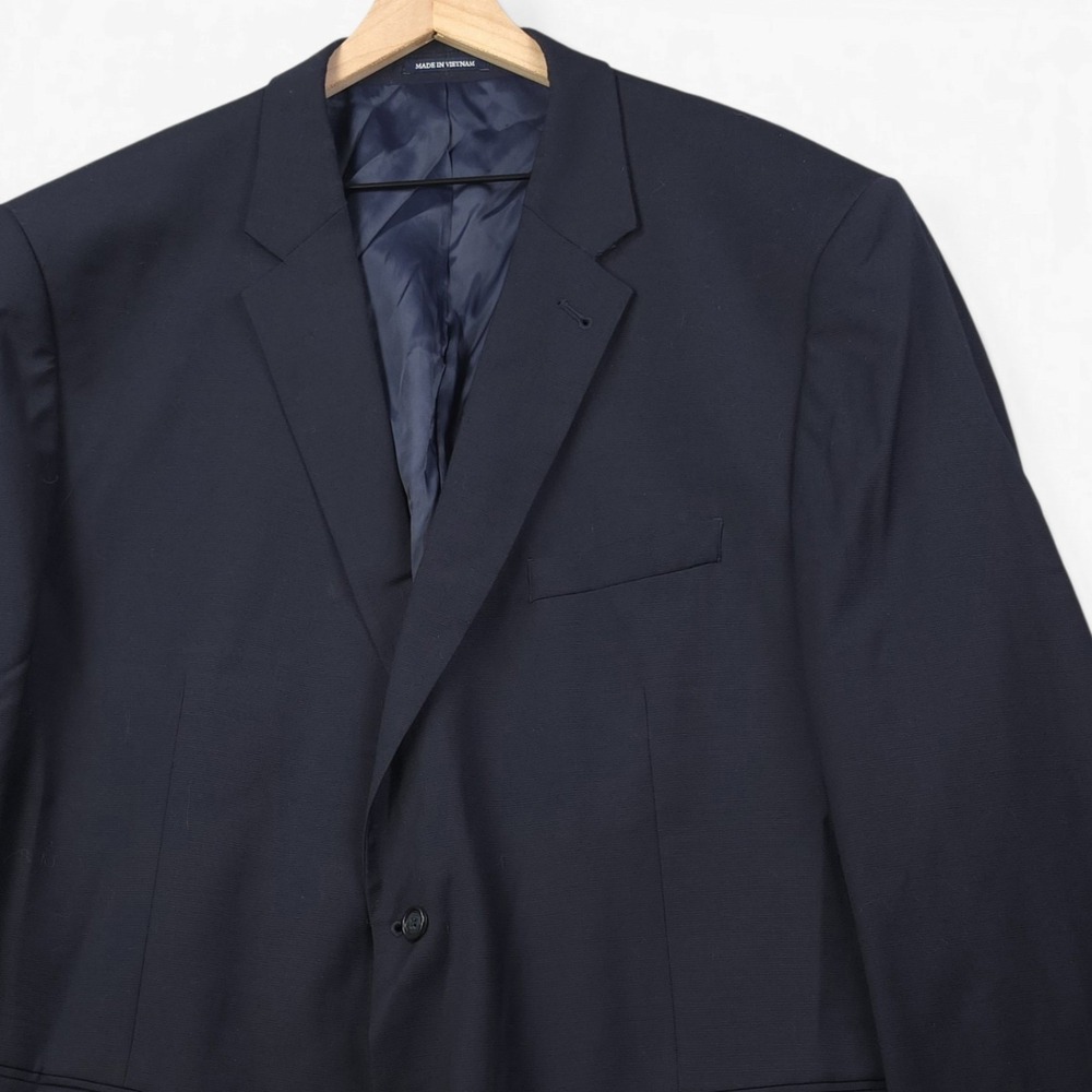 Jos A Bank 1905 Collection Mens 52 XL Navy Blue Wool 2 Button Suit Jacket Blazer